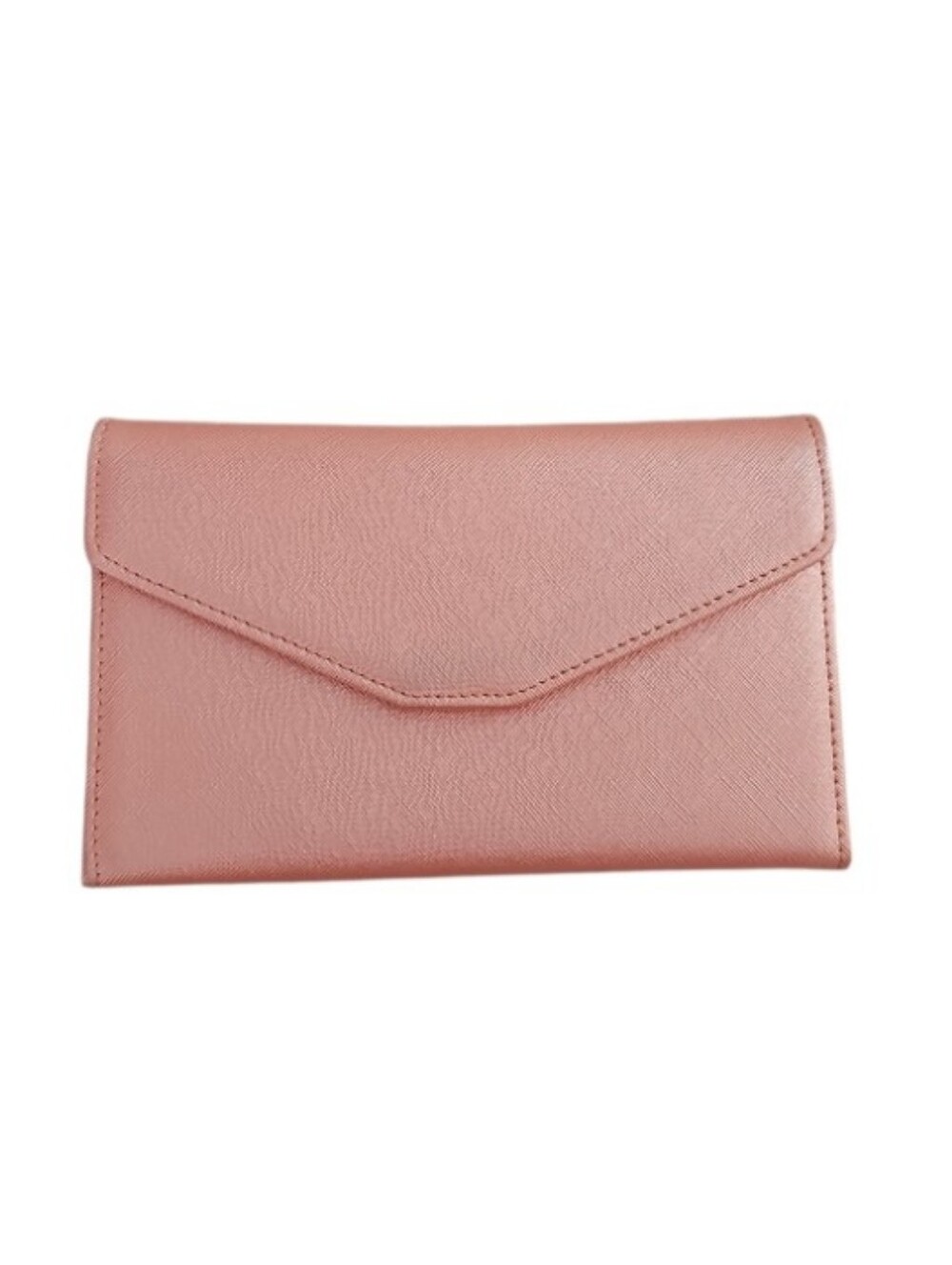 Zoppen RFID Travel Wallet Blush Pink Passport Organizer Document Holder Clutch